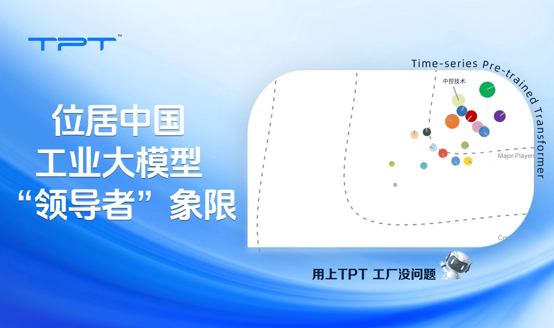 以TPT 2为核!中控技术获评全球权威咨询机构IDC中国工业大模型及智能体解决方案“领导者”评级