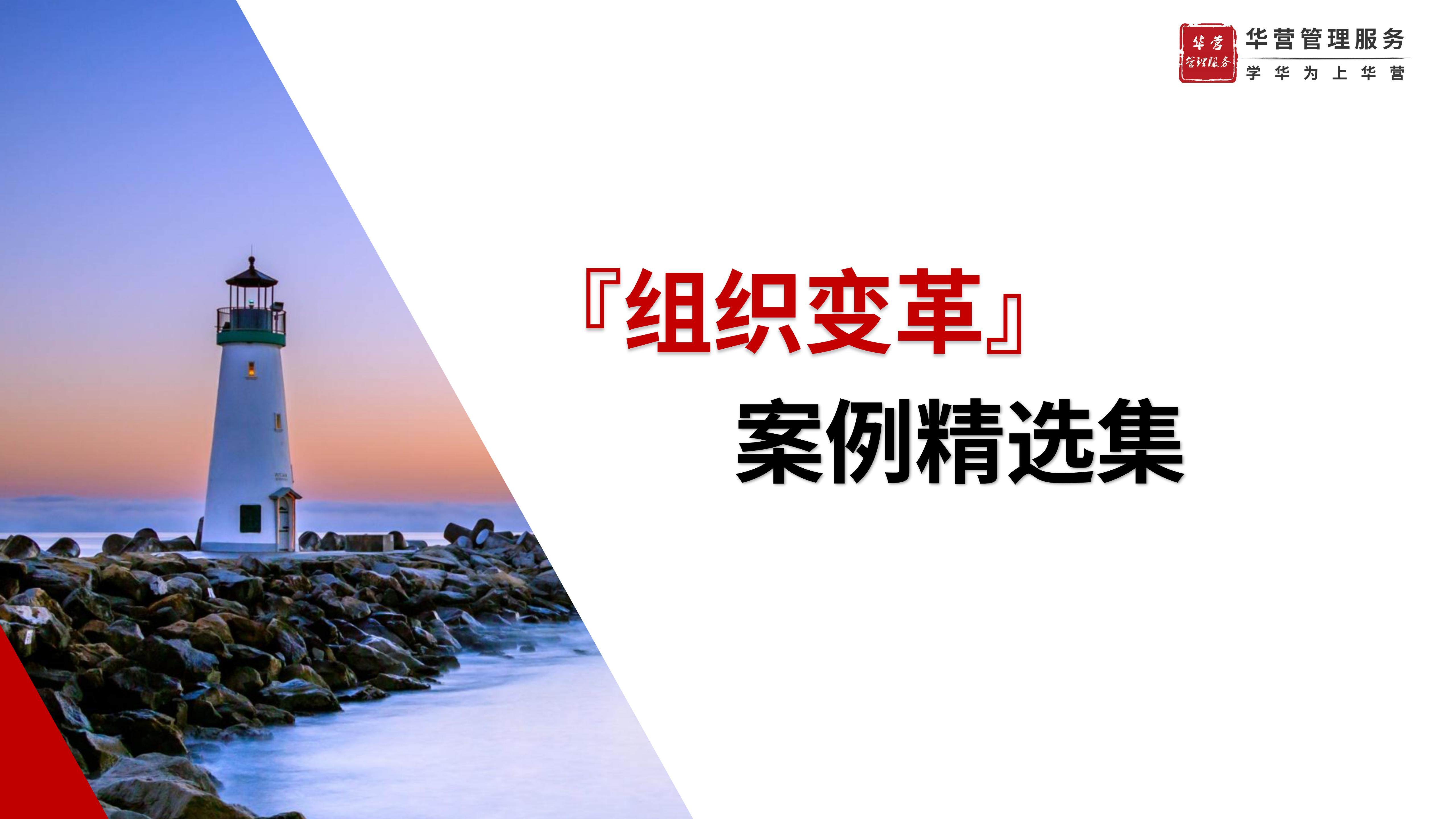 组织变革案例精选
